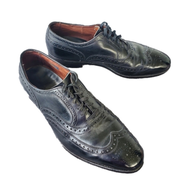 Allen Edmonds Other - Allen EDMONDS lloyd black sz 10 D men wingtip leather dress shoe oxfords